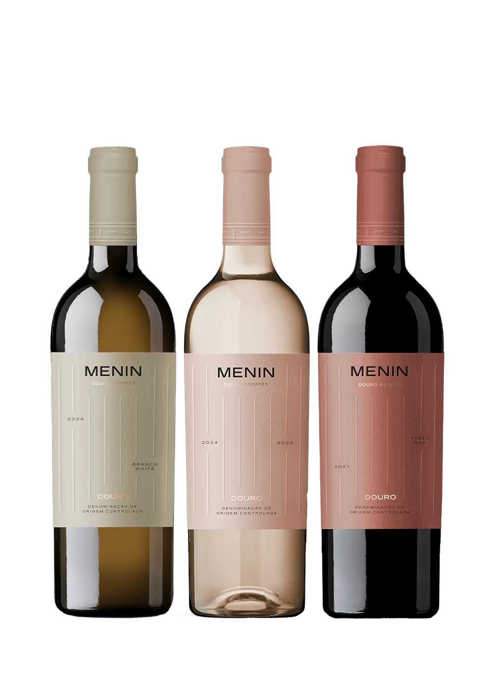 Trio Menin Douro Estates – Tinto 2021, Branco 2024 & Rosé 2024